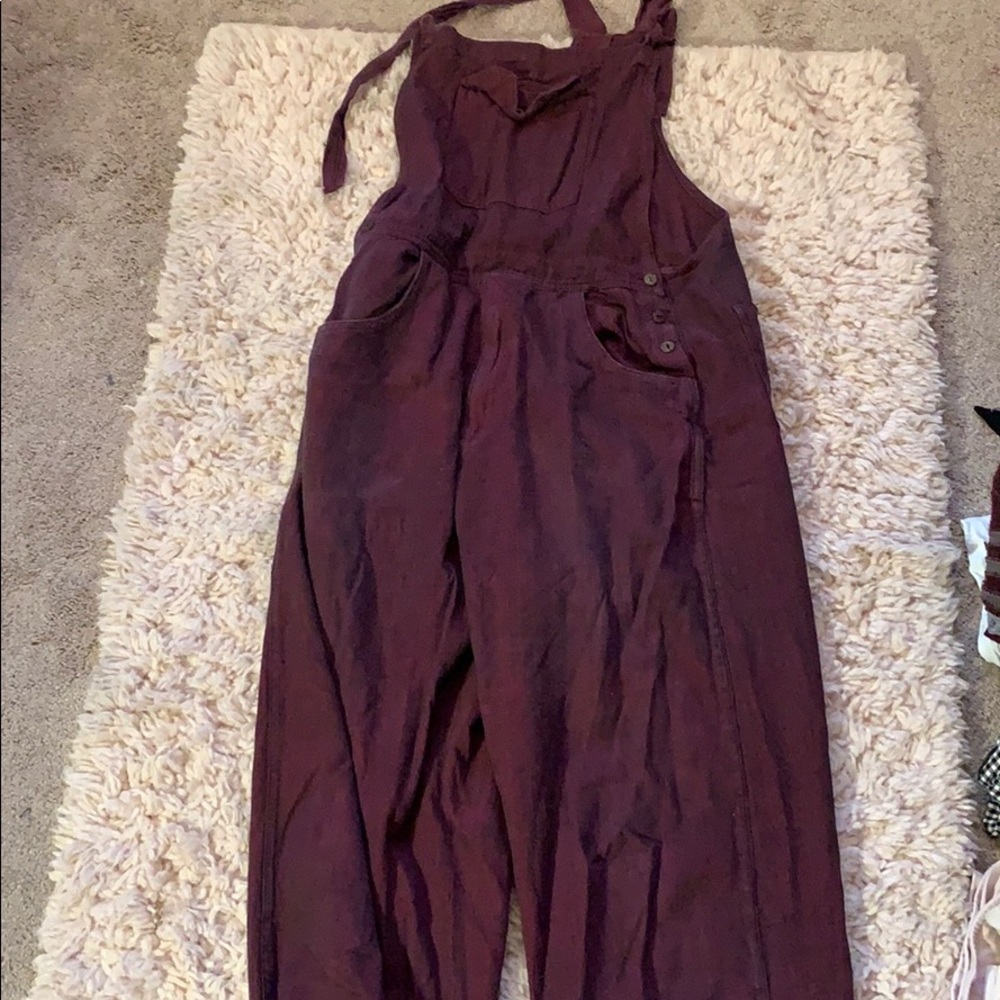 Maroon Overalls